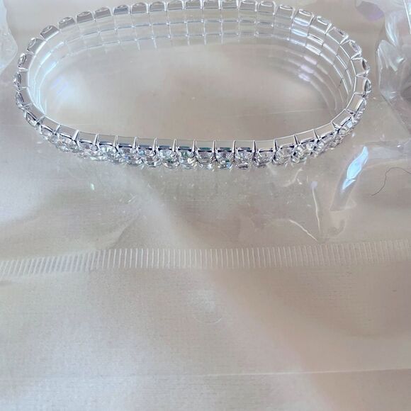 Bling Jewelry & Matching Crossbody NEW Prom Jewelry Accessories Wedding NEW - Picture 14 of 14